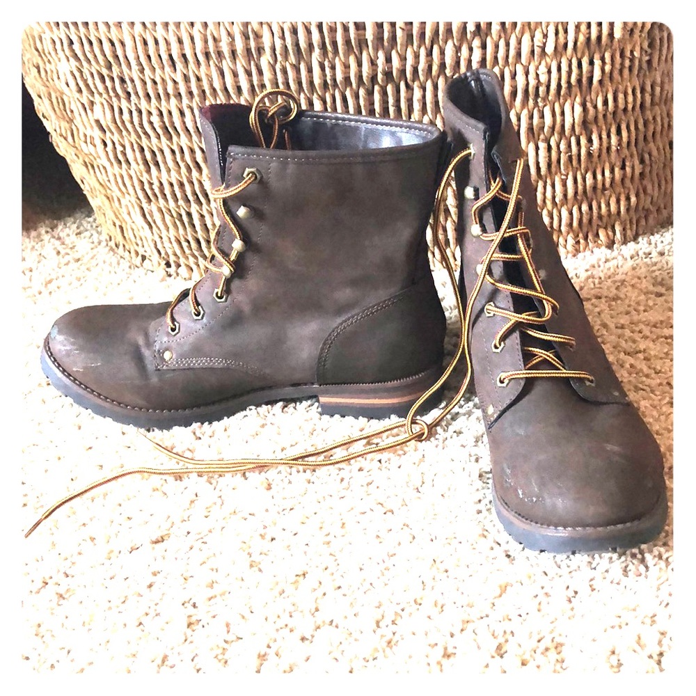 Rock and candy combat boots